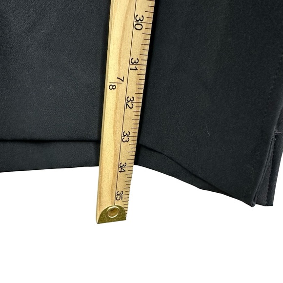 Milly Nicole Black Fringe Sleeve Elegant Party Evening Midi Shift Tunic Size 6 - Picture 13 of 14